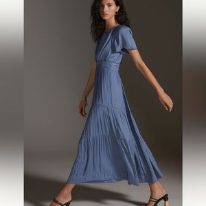 by anthropologie asymmetrical linen maxi dress | Dresses | Nwt Anthropologie Asymmetric Womens Xl Coastal Boho Summer evening gowns.cheap prom dresses Vintage Prom Dresses - Color:Chocolate Brown